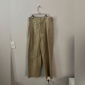 & Other Stories beige cargo trousers in size US 10